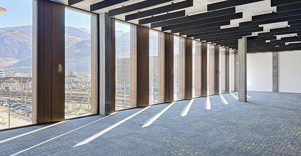 Bureau de 117 m² au 2e étage - Cour de Gare, Sion - Ansicht 2