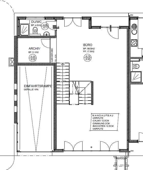 Helle Büroräume auf 2 Geschossen (155 m²) ab Juli 2026 in Arlesheim - Ansicht 4