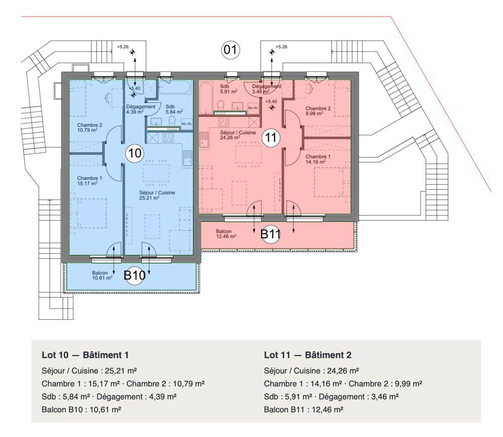 Wohnung – Le Châble VS - Ansicht 3