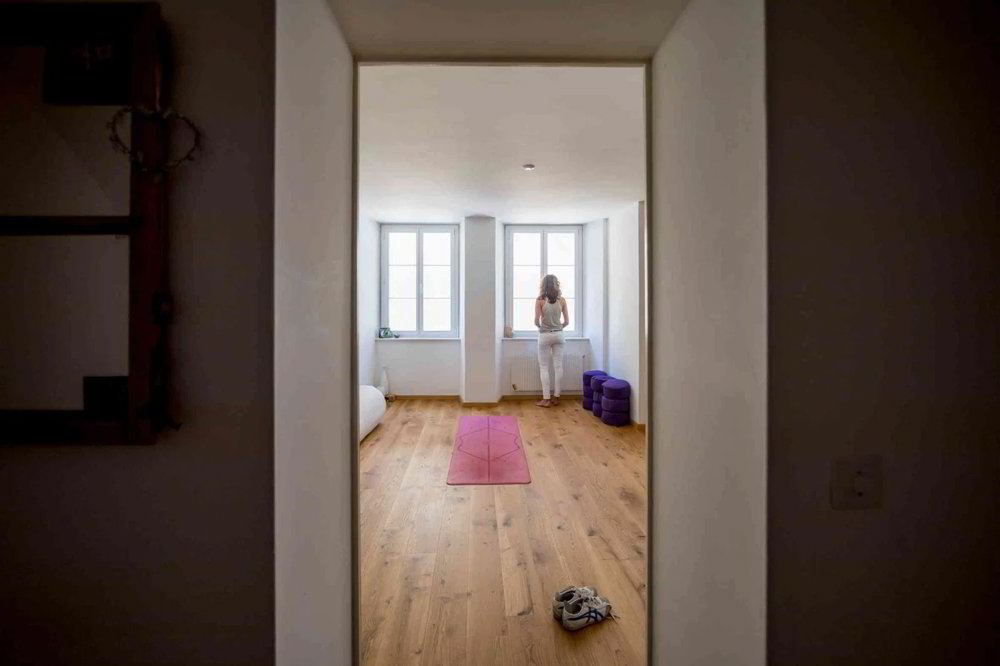 Bewegungs- oder Praxisraum (eingerichtet für Yoga) - Ansicht 5