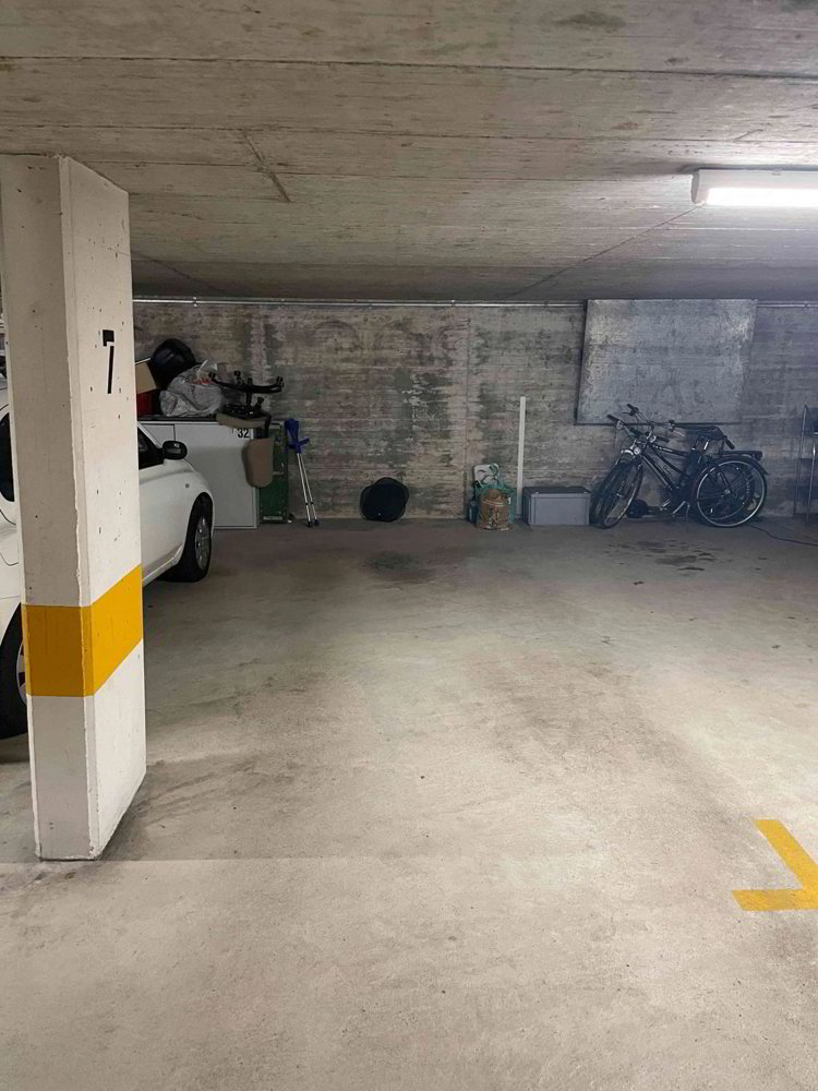 Parkplatz in der Tiefgarage am Rotsee Luzern/Ebikon - Ansicht 2