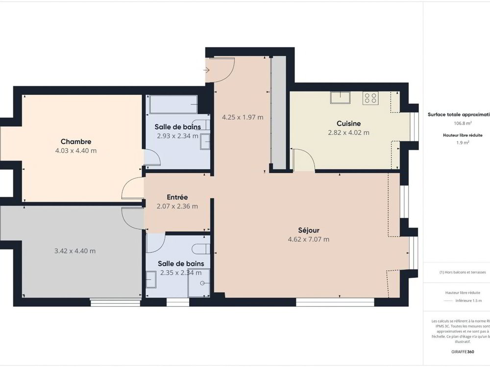 3 rooms Apartment to buy in St-Légier-La Chiésaz - image 1/7