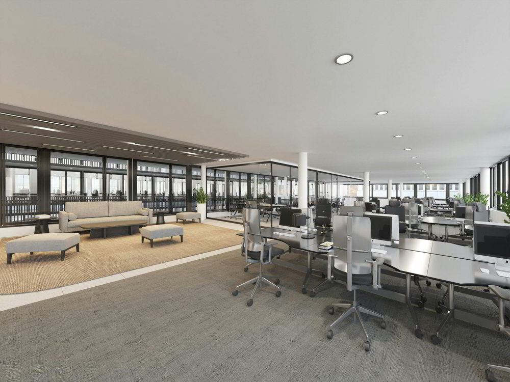 Büros, Praxis oder Showroom von 150 m² bis 1'120 m² mal anders: Lichtdurchflutet u. mit Pateo-Flair - Ansicht 2