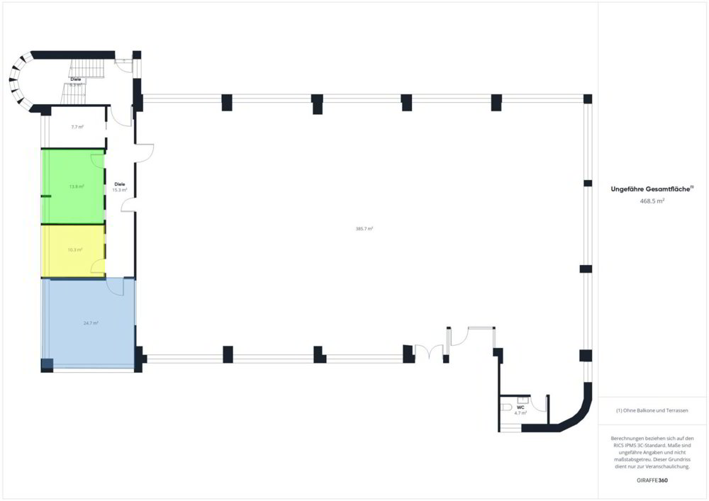 3 rooms Office & Commercial for rent in Lichtensteig - image 1/6