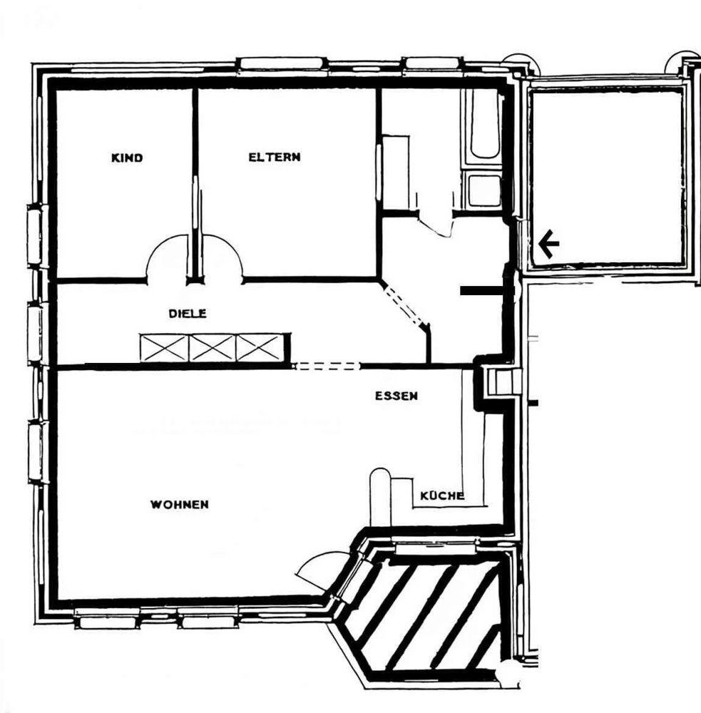 3.5 Zimmer Wohnung zu vermieten in Waltenschwil - Bild 1/6