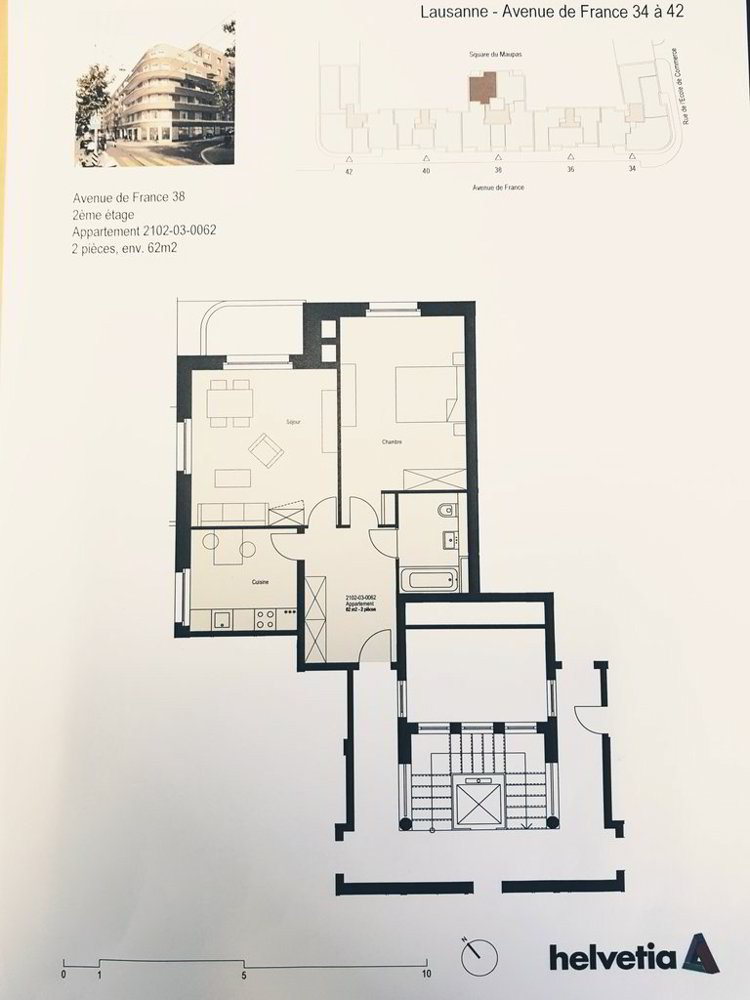 Wohnung – Lausanne, District de Lausanne - Mehr