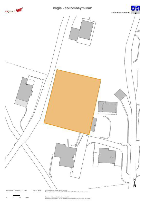 Terrain constructible de 1338 m² avec vue à Collombey-Muraz - Mehr