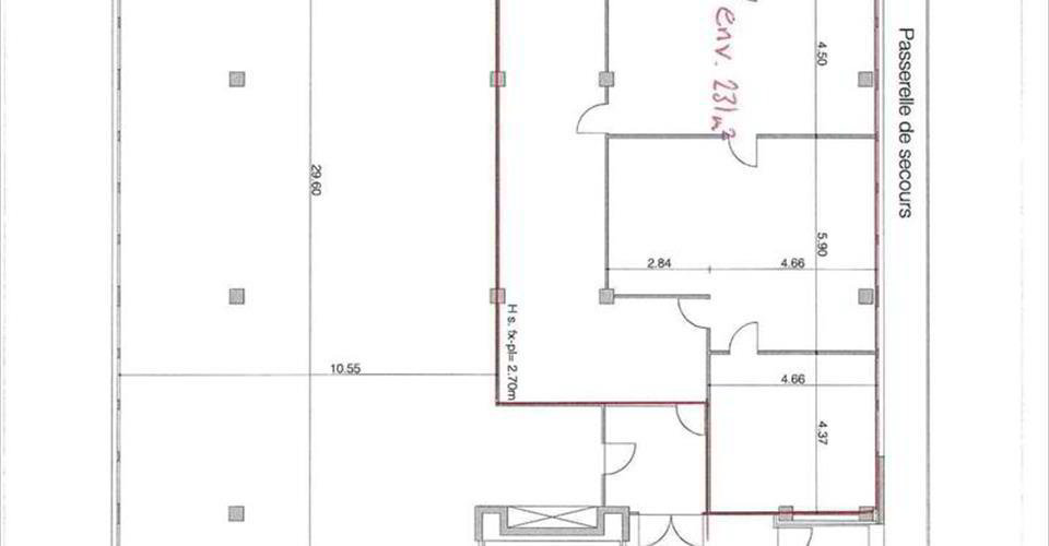 Surface d'atelier ou bureau de 231 m² à Carouge - Mehr