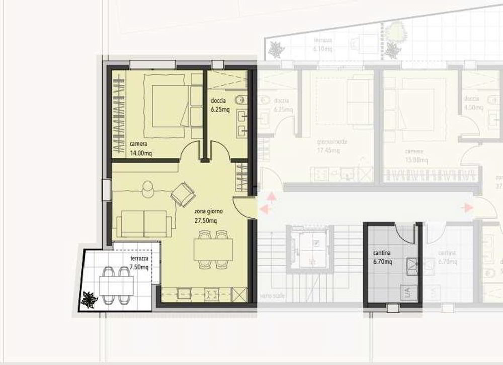 2.5 rooms Apartment to buy in Bellinzona - image 1/4