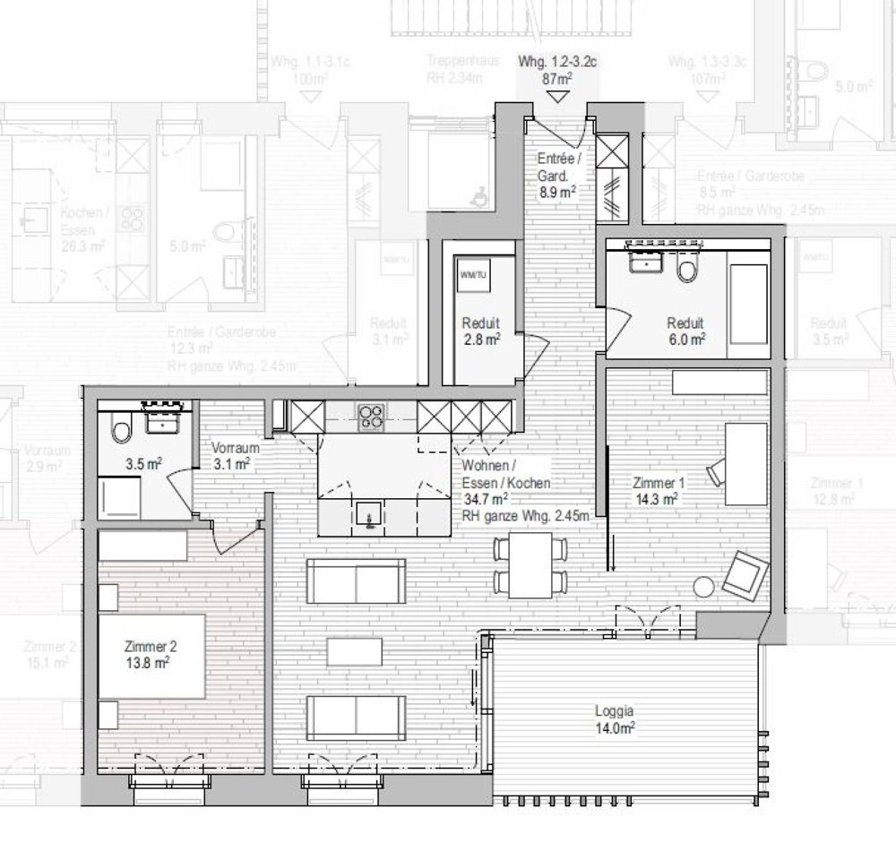 Appartement 3.5 pièces à louer à Rapperswil SG - image 1/13