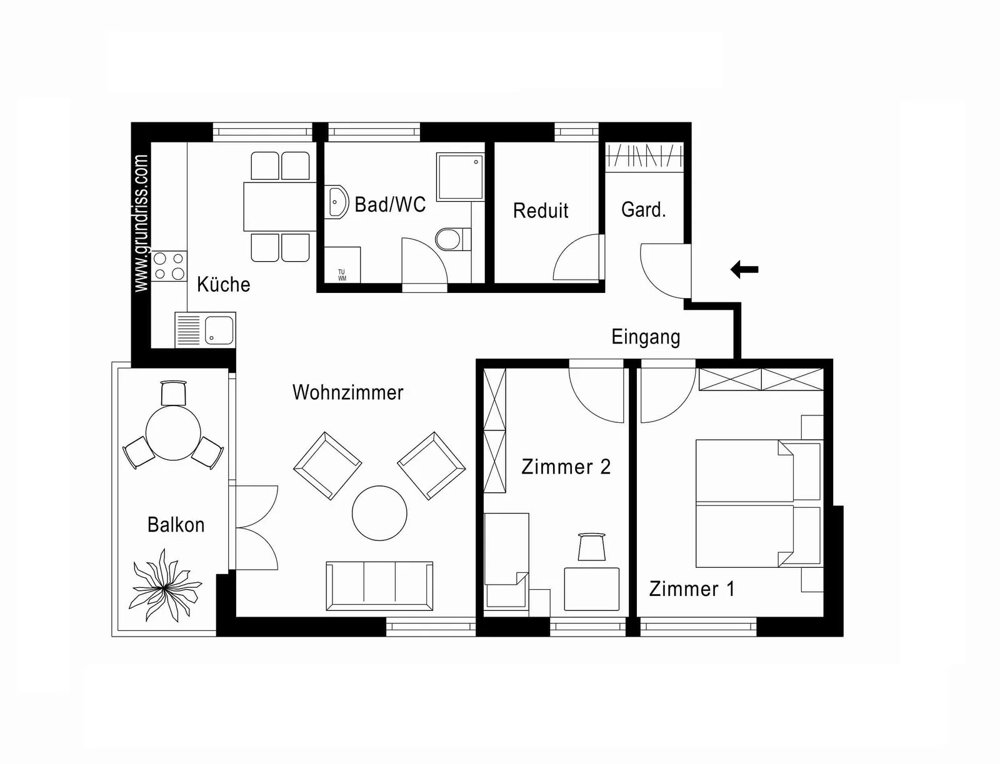 Appartement 3.5 pièces à louer à Staad SG - image 1/5