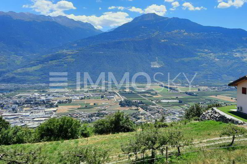 Terrain à bâtir avec vue à couper le souffle sur le Valais - Ansicht 2