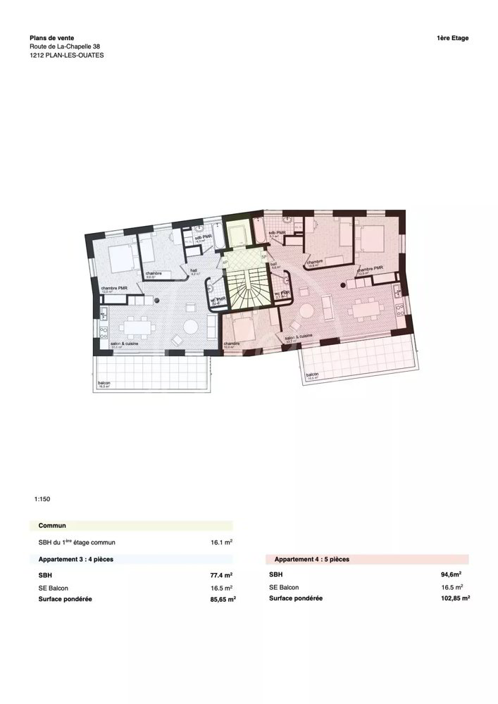 5 rooms Apartment to buy in Plan-les-Ouates - image 1/5