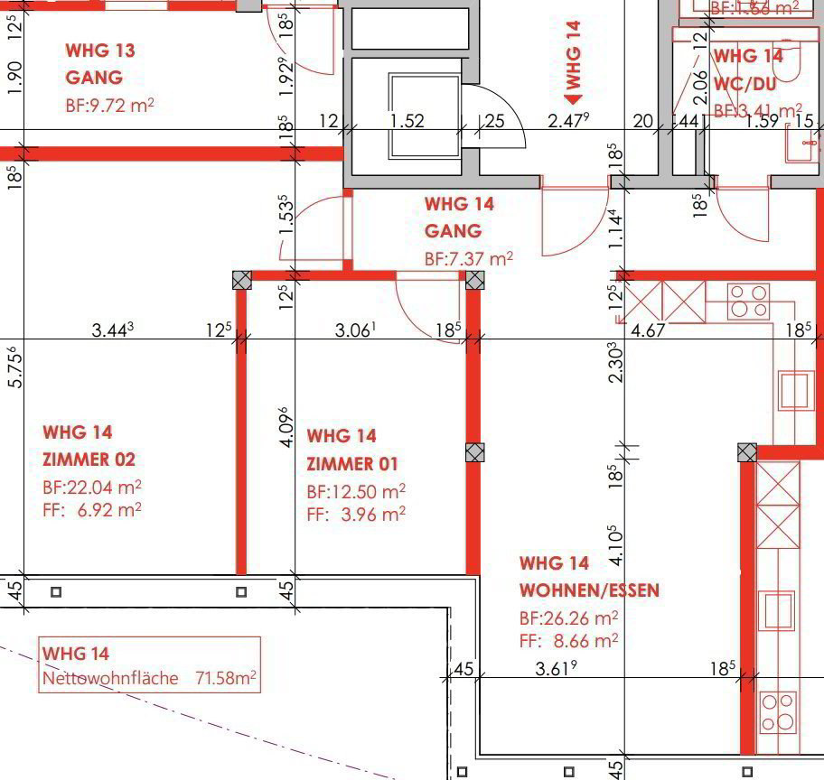 3 rooms Apartment for rent in Laufen - image 1/8