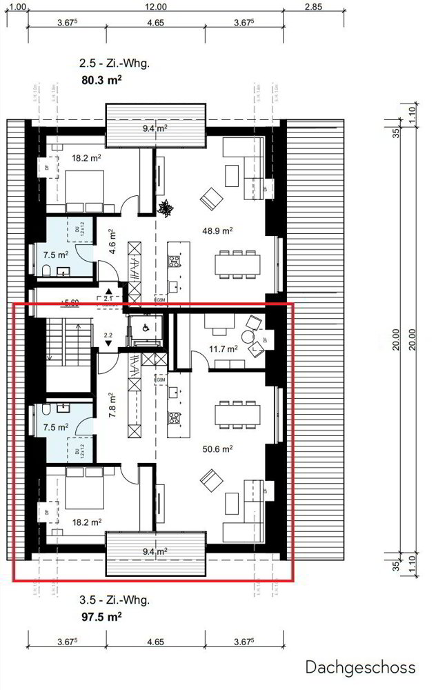 3 rooms Apartment for rent in Wil ZH - image 1/6