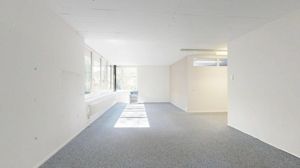 Moderner Gewerberaum mit 72 m² Bürofläche + 41 m² Gemeinschaftsbereich im markanten ?Gwand?-Gebäude in Merenschwand