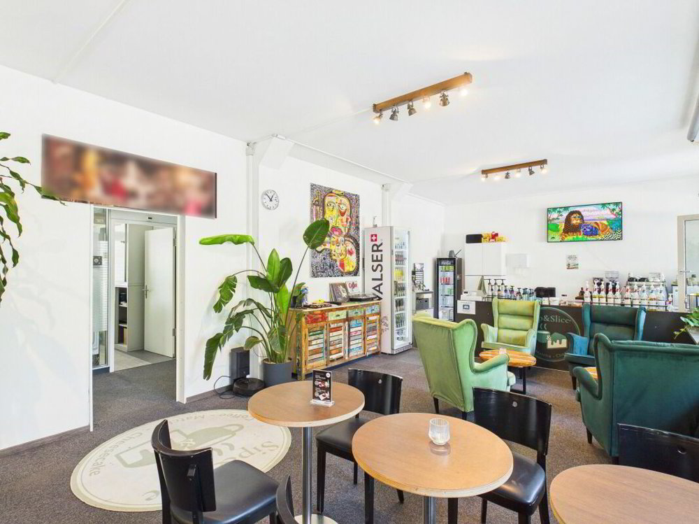 Attractive Café salon mit Blick auf den MFO- Park- Zürich-Oerlikon - Ansicht 3