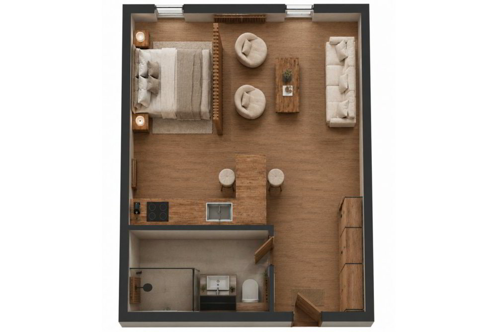 1 Zimmer Wohnung zu vermieten in Champéry - Bild 1/9