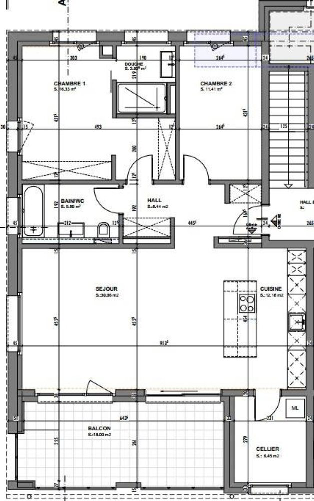3.5 Zimmer Wohnung zum verkaufen in St-Aubin FR - Bild 1/13