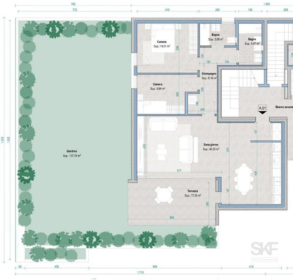 3.5 rooms Apartment for rent in Bellinzone - image 1/6