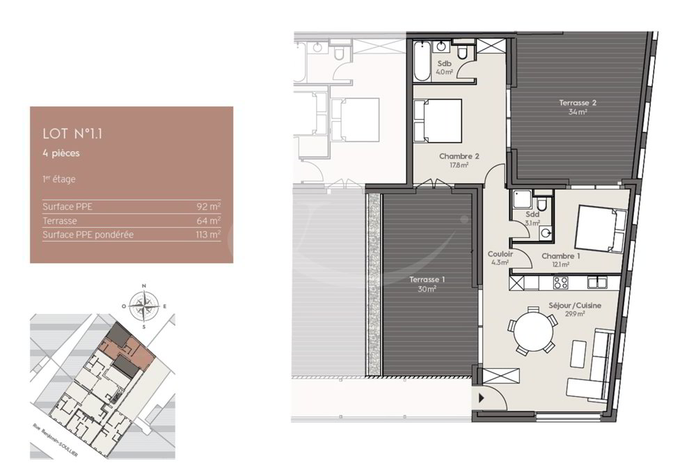 Wohnung – Genève - Mehr