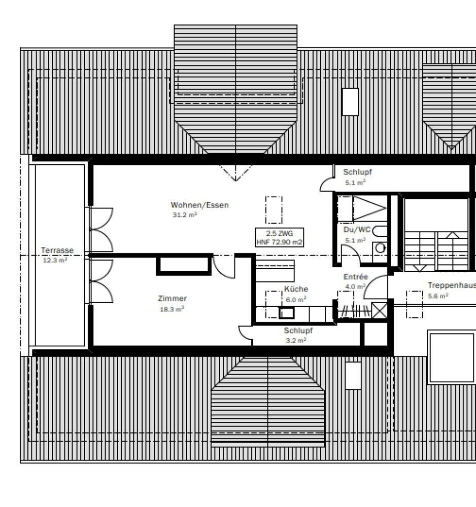 2.5 rooms Apartment for rent in Watt - image 1/12