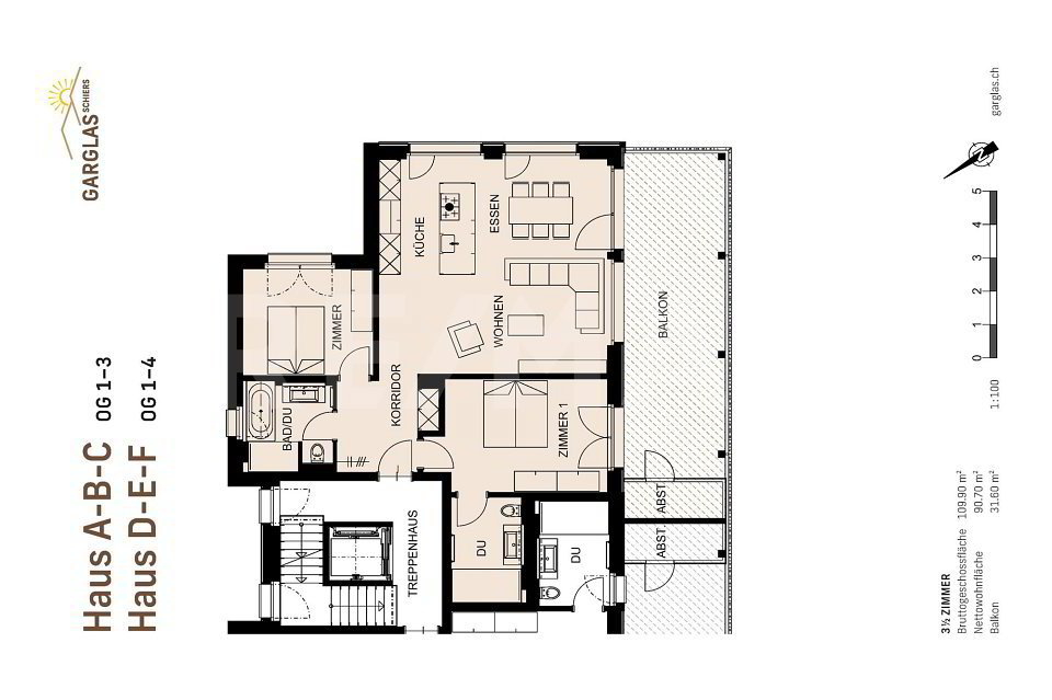 Appartement 3.5 pièces à acheter à Schiers - image 1/13