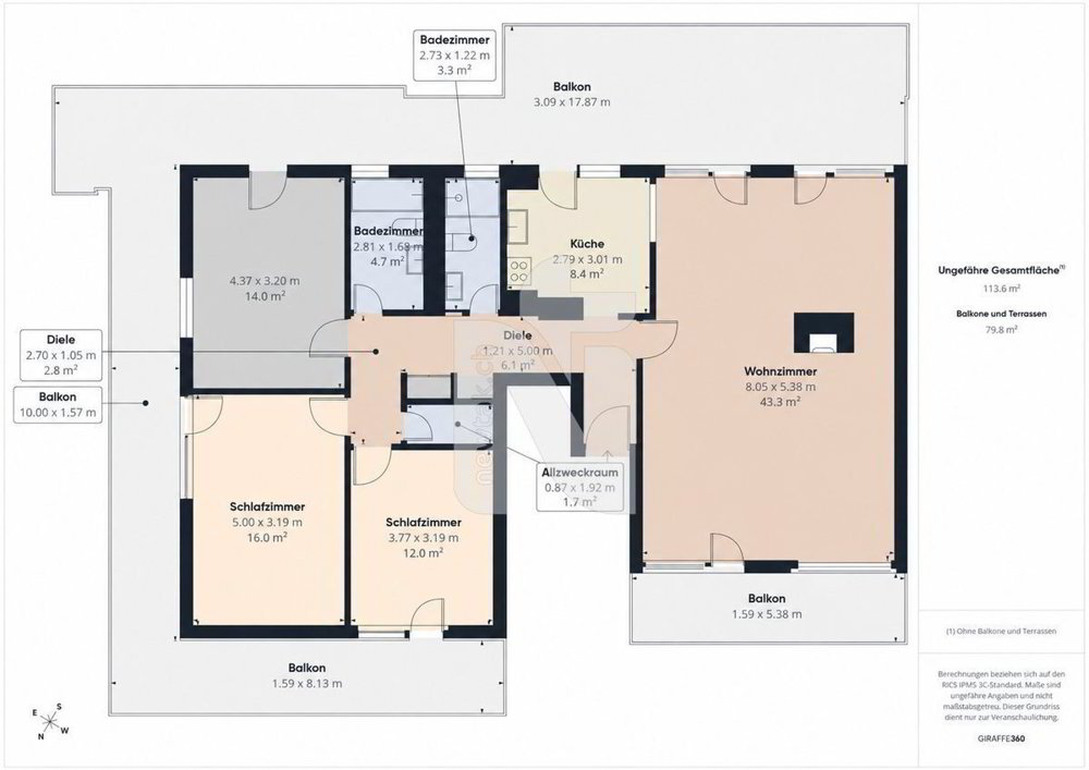 null Zimmer Wohnung zu vermieten in Rheinfelden - Bild 1/13