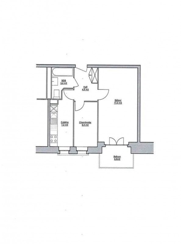 Appartement 2.5 pièces à louer à Genève - image 1/6