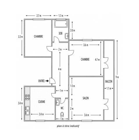3.5 Zimmer Wohnung zu vermieten in Grandvaux - Bild 1/12