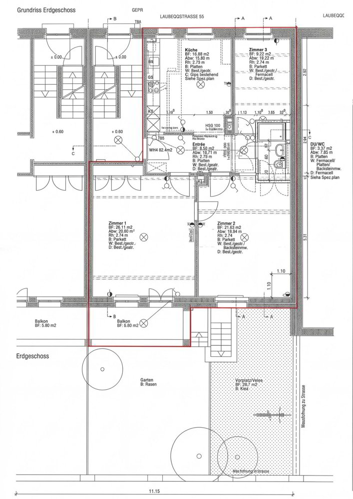Appartement 3.5 pièces à louer à Bern - image 1/15