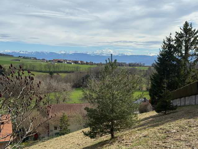 Parcelle constructible avec vue imprenable sur les Alpes ! - Ansicht 5