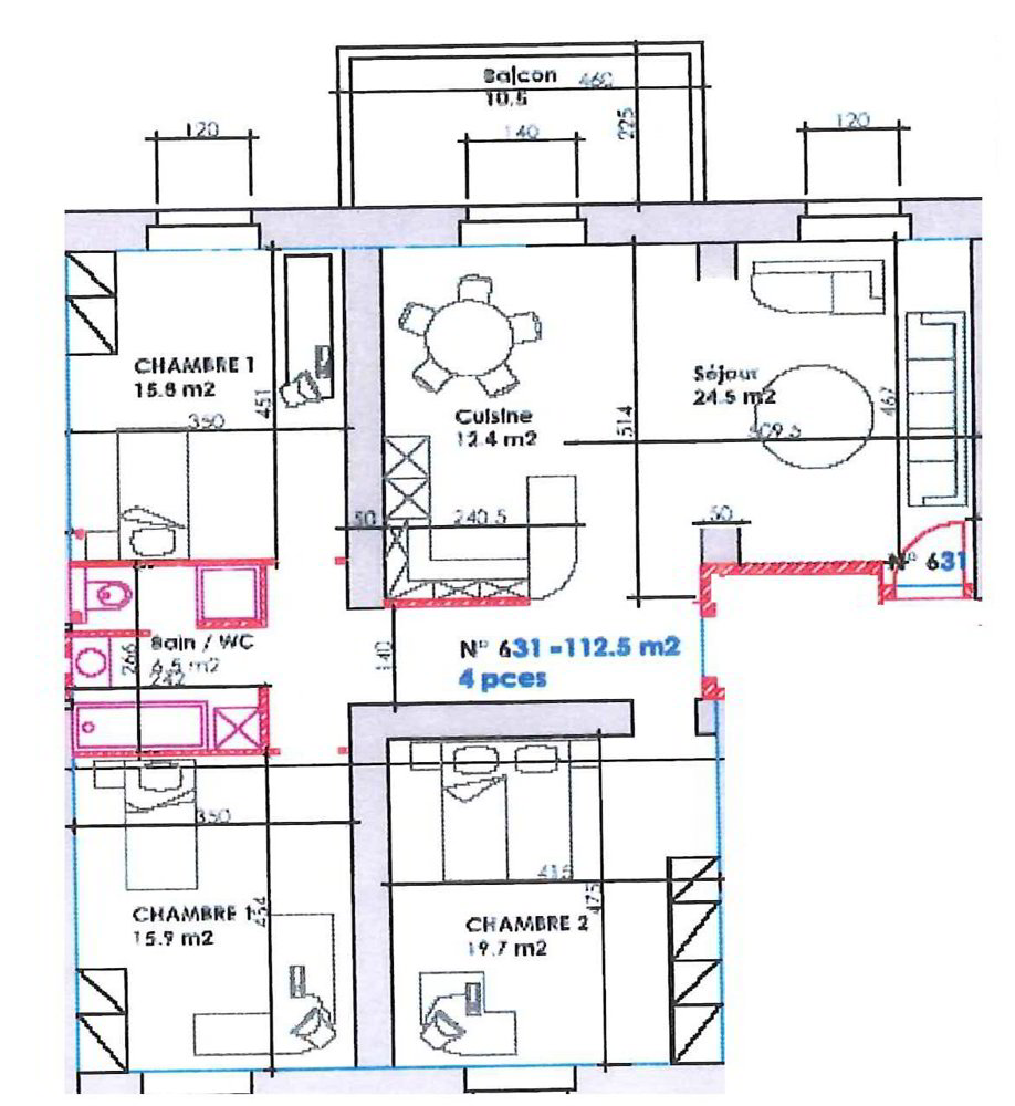 Appartement 4 pièces à louer à Lausanne - image 1/8