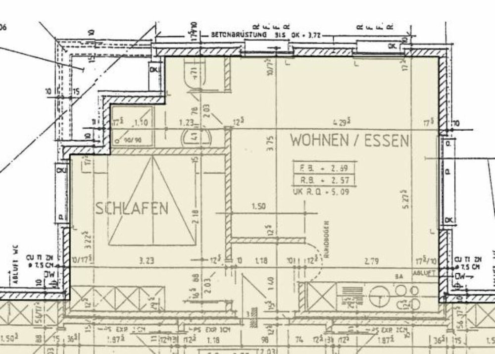 2.5 Zimmer Wohnung zu vermieten in Goldach - Bild 1/6