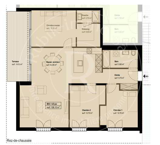 Appartement 4.5 pièces à acheter à Berlens - image 1/5