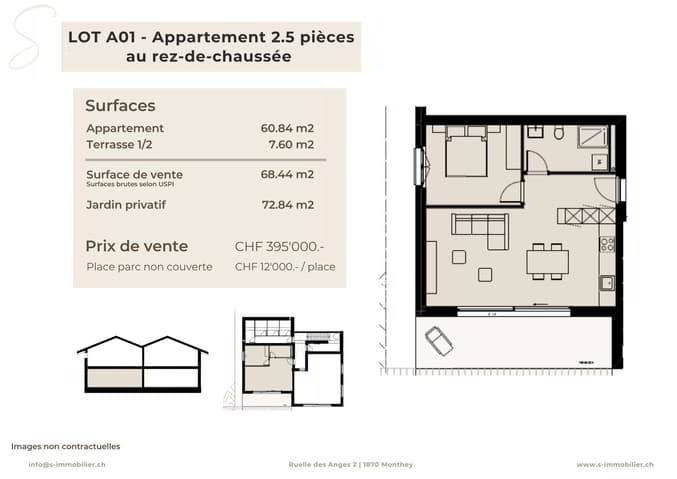 Wohnung – Martigny - Ansicht 4