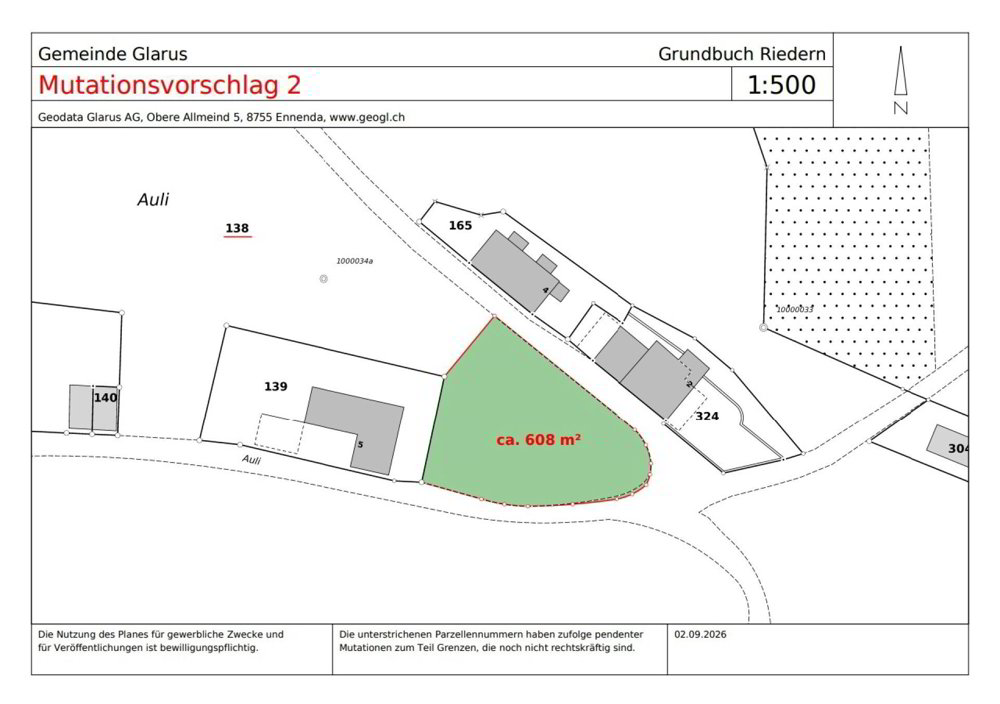 null Zimmer Grundstuck zum verkaufen in Glaris - Bild 1/2