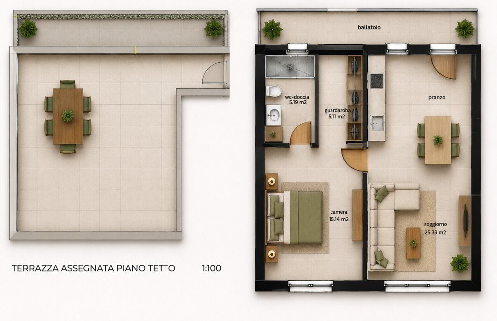 Appartement 2 pièces à louer à Balerna - image 1/11