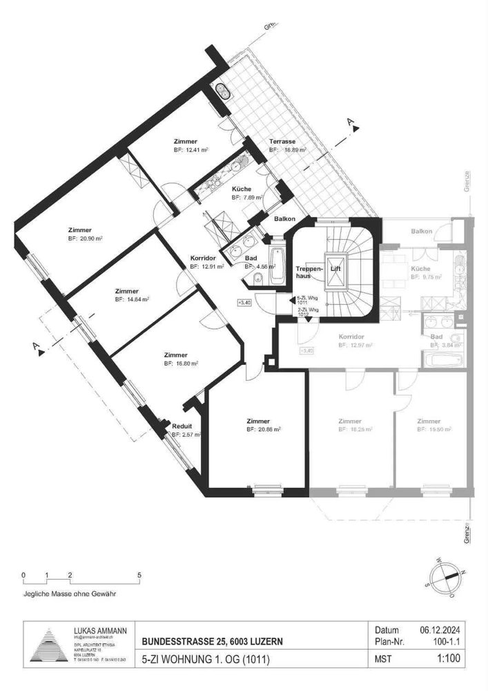 Appartement 5 pièces à louer à Luzern - image 1/11