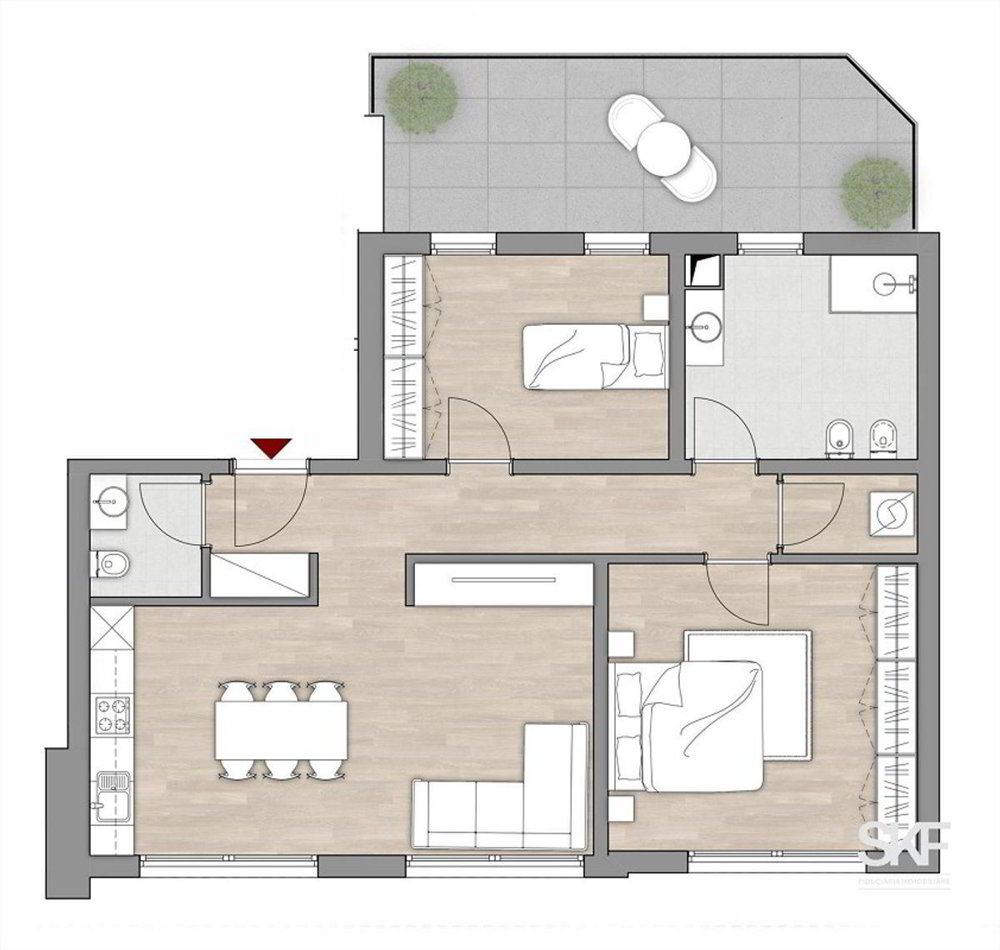 3.5 Zimmer Wohnung zum verkaufen in Novazzano - Bild 1/11