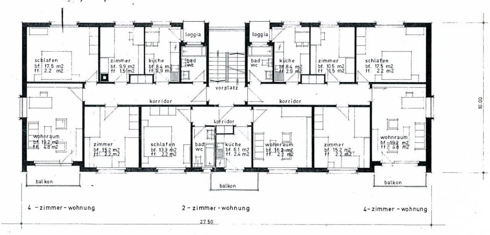 4 Zimmer Wohnung zu vermieten in Jona - Bild 1/10