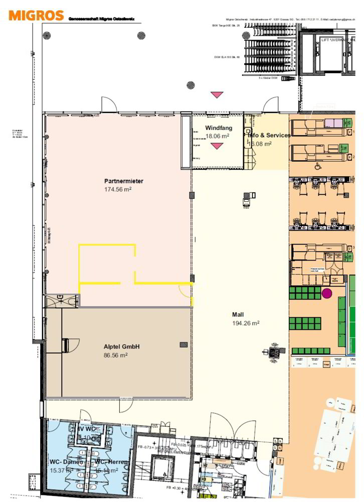 null rooms Office & Commercial for rent in Rorschach - image 1/3