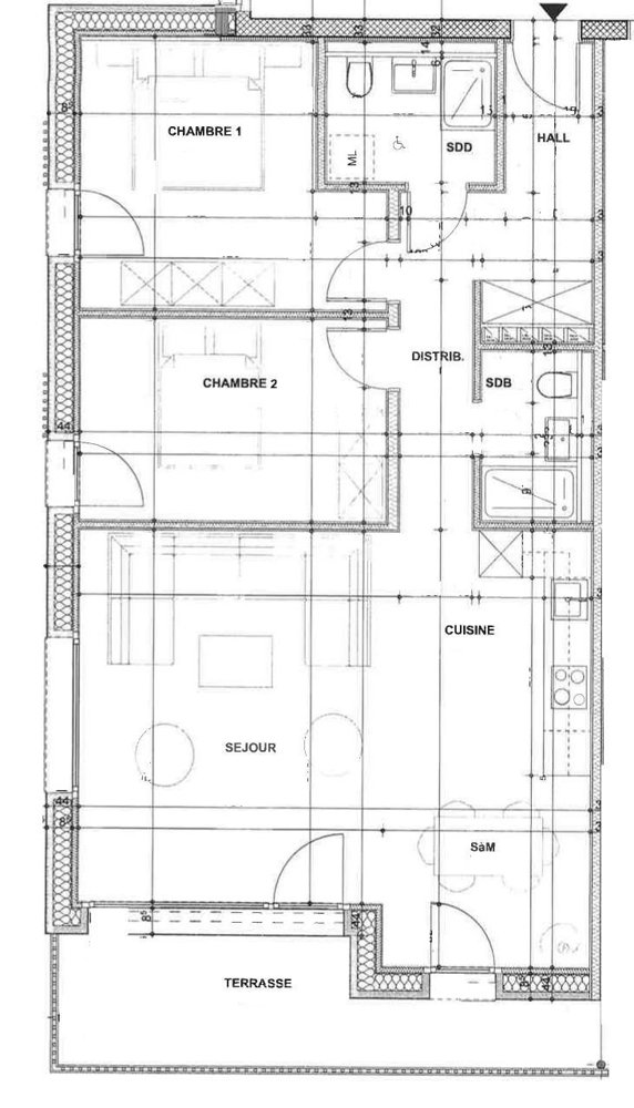 Appartement 3 pièces à louer à Denens - image 1/2