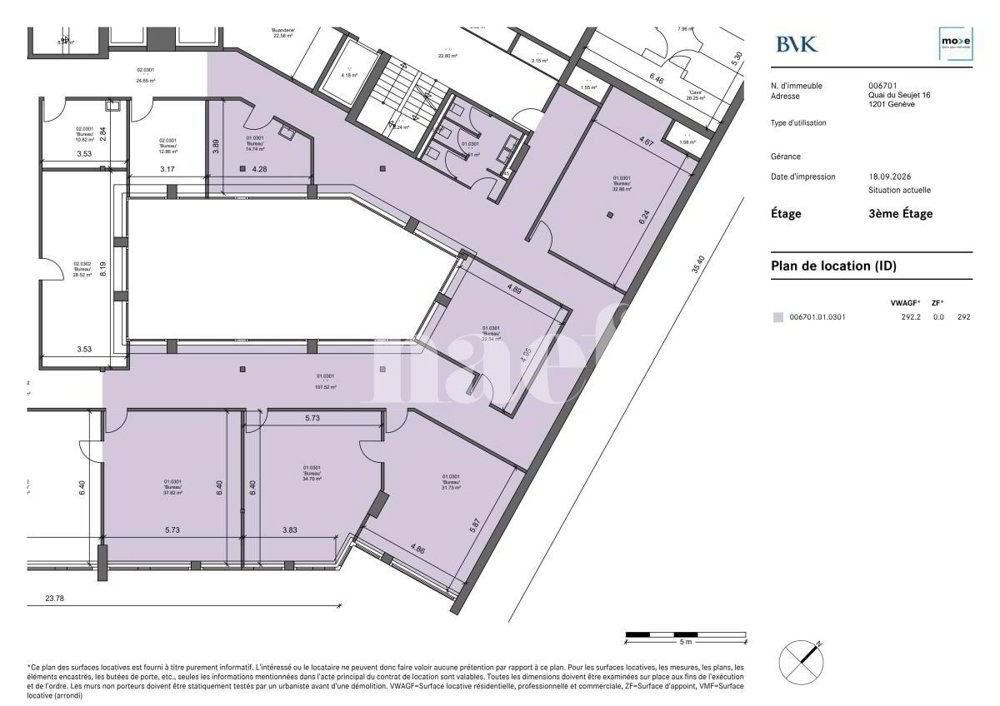 null rooms Office & Commercial for rent in Genève - image 1/9