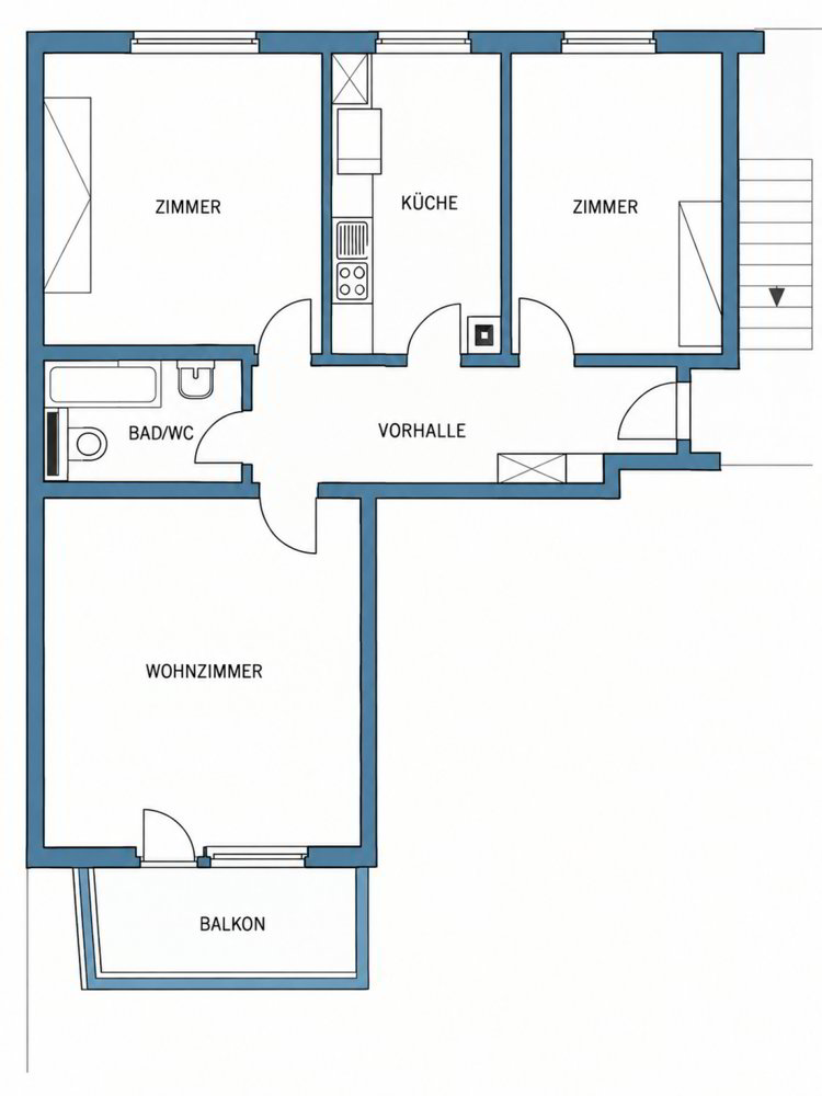 3.5 Zimmer Wohnung zu vermieten in Grenchen - Bild 1/20
