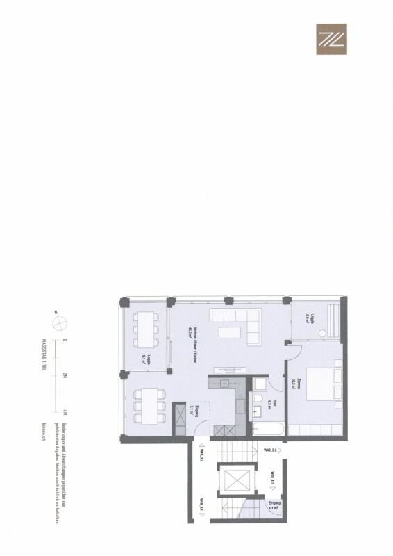 Appartement 2 pièces à louer à Binningen - image 1/10