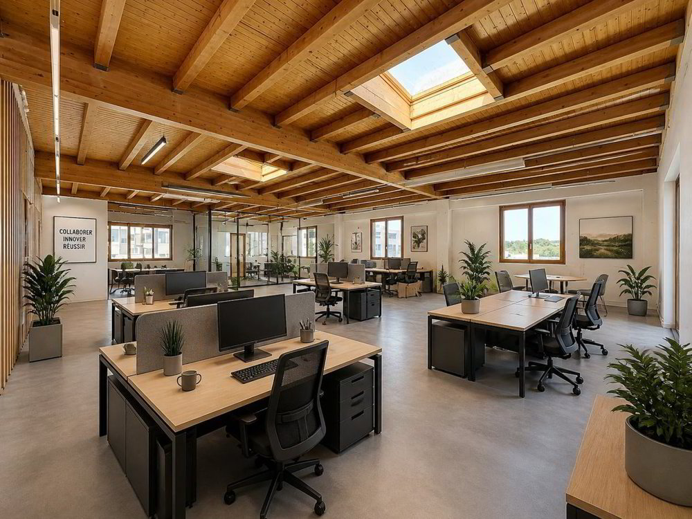 Surface commerciale de 207 m² d'un seul tenant, 2ème étage sans une seule marche, 3 places de parc extérieures comprises, libre de suite - Ansicht 2