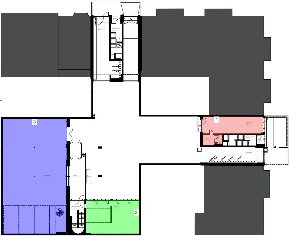 Ausgebautes Büro, Studio oder Atelier mit 48m² in Basel - Ansicht 2