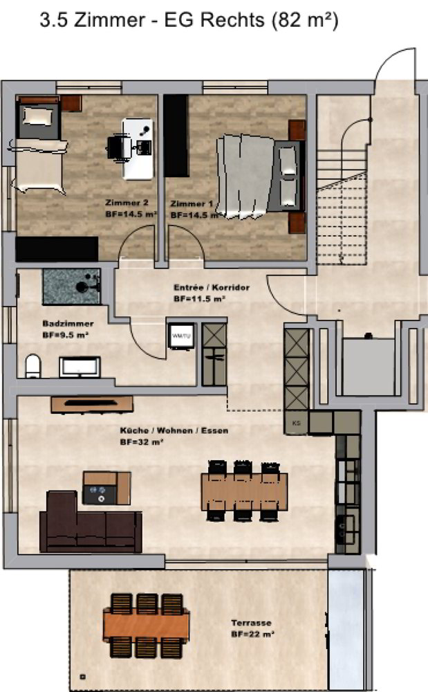 Wohnung – Pfaffnau - Ansicht 5
