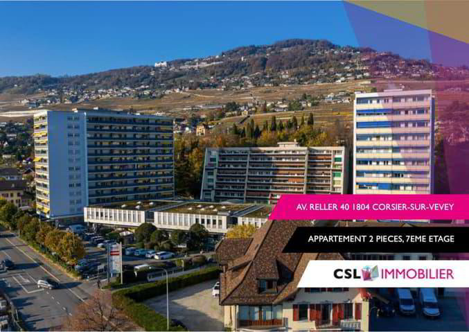 Appartement 2 pièces à louer à Corsier-sur-Vevey - image 1/1